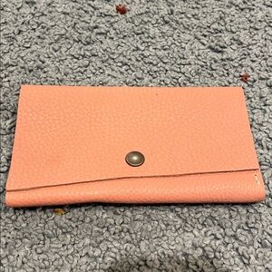 Portland Leather Pink Pebble Wonder wallet
